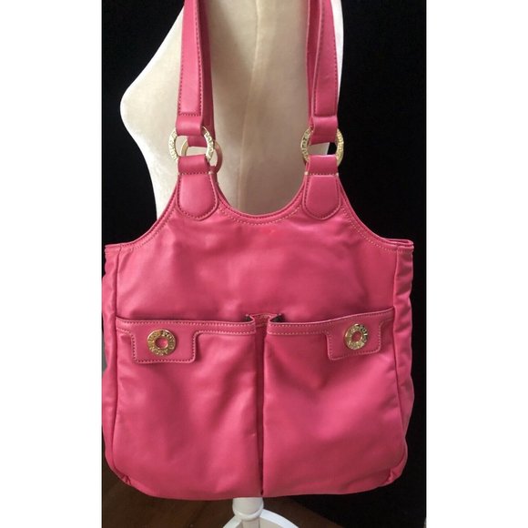 US Polo Association Pink Purse Women’s Handbag Faux Leather Medium Satchel Bag - Picture 5 of 12